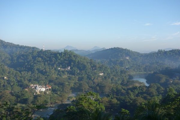 Looking out over Kandy