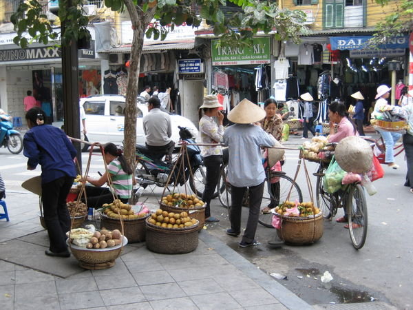 Mobile fruit vendors