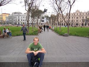 Taking a break in Lima