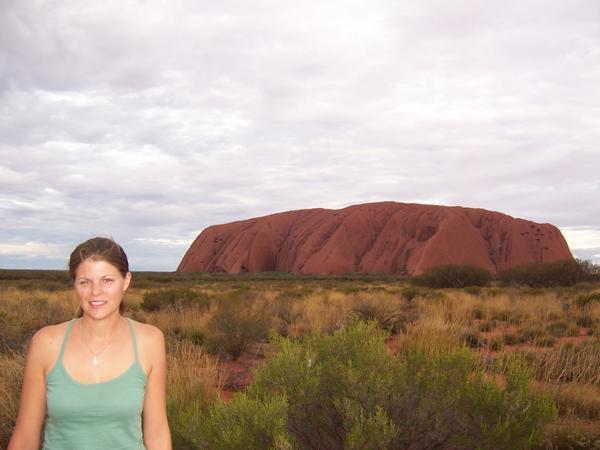 Lorna at Uluru 