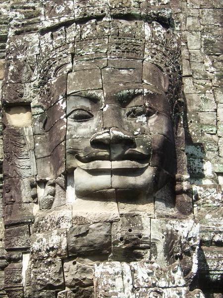 One of many faces from Bayon 
