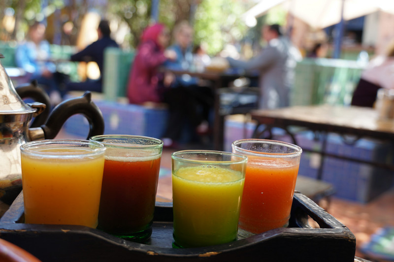 fruit juices at squala