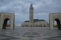 hassan ii mosque at dawn
