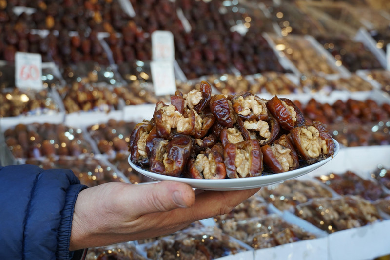dates stuffed with walnuts