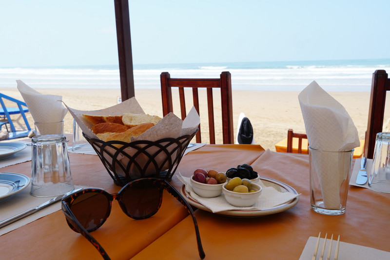 'our restaurant' on legzira beach