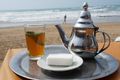 mint tea on legzira beach