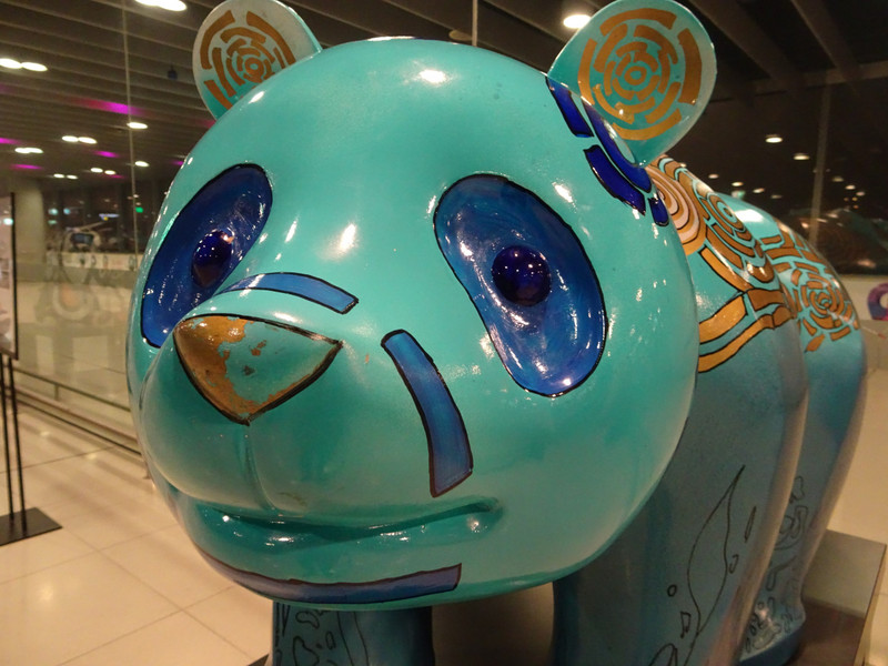 melbourne airport, the year of the rat (or panda?)