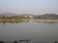 view of laos from our hotel room