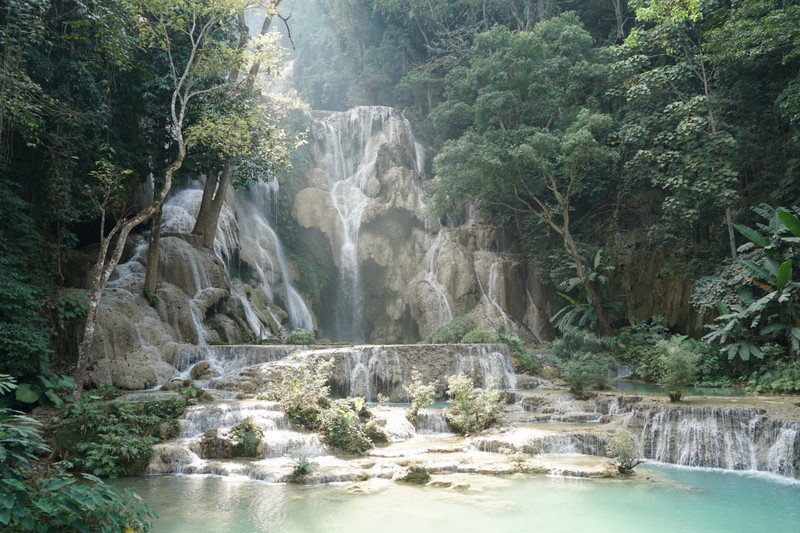 kuang si waterfalls