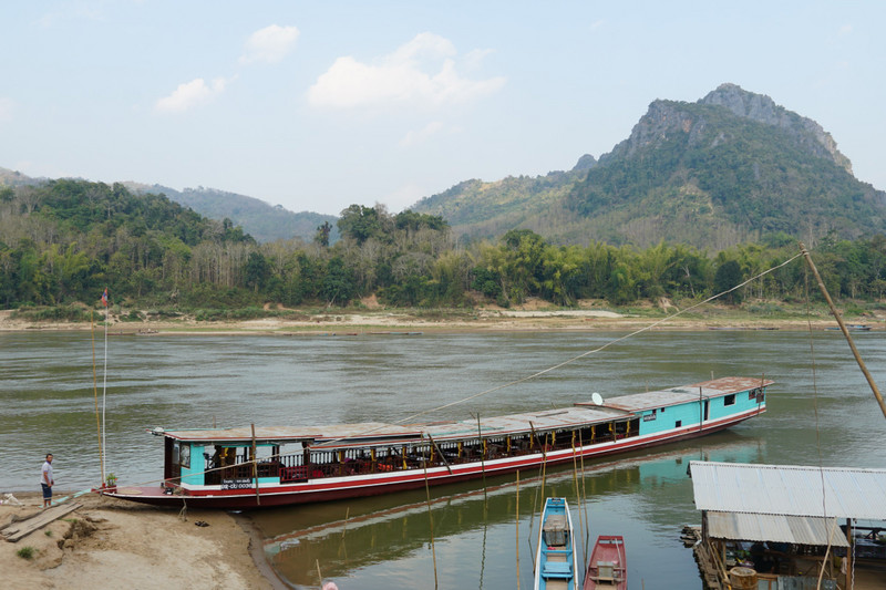 slow boat on the mekong