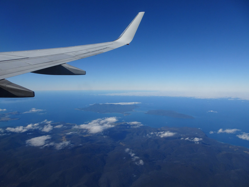 flying over maria island (tasmania)