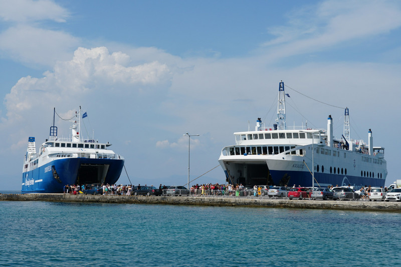 ferry in aegina