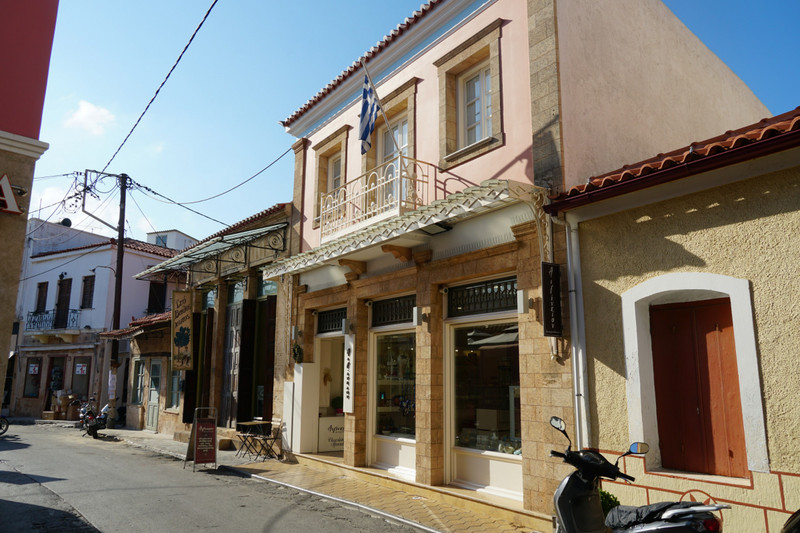 streets of aegina town