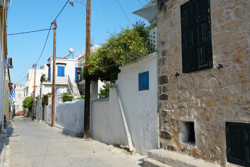 streets of aegina town