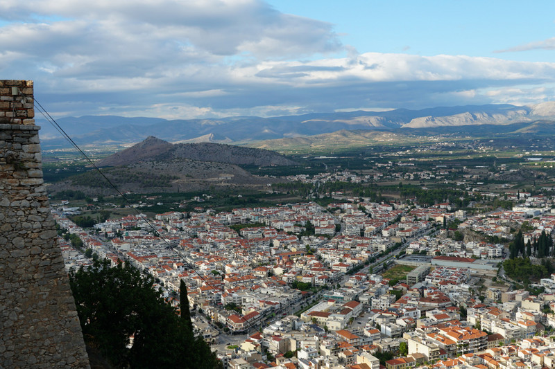 view from palamidi fortress 
