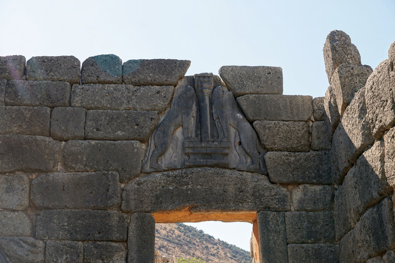 mycenae ruins - lion gate