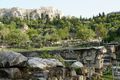 view of acropolis from the ancient agora