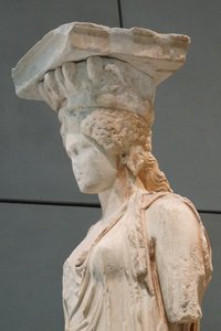 acropolis museum - caryatid statue