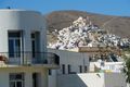 the hill of ano syros from our balcony