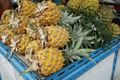 petak sembilan market - pineapples
