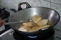 frying tempeh