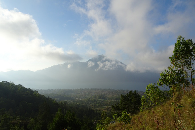 view from mount batur