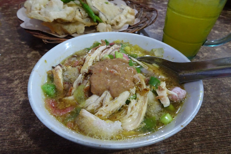purwokerto - soto ayam (chicken soup)