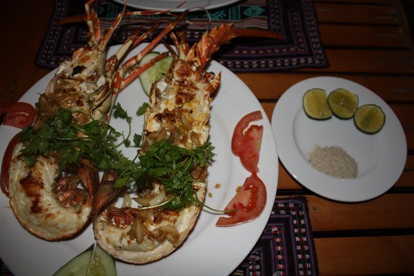 bbq lobster dinner