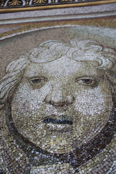 mosaics on the dome climb