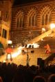 performance on steps of cattedrale di sant andrea