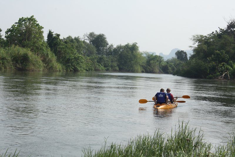 rafting on river kwai