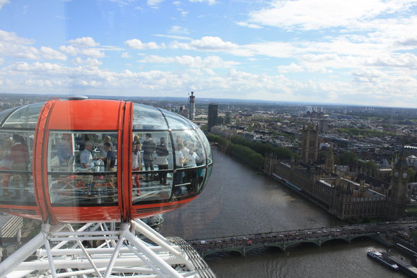 view from london eye