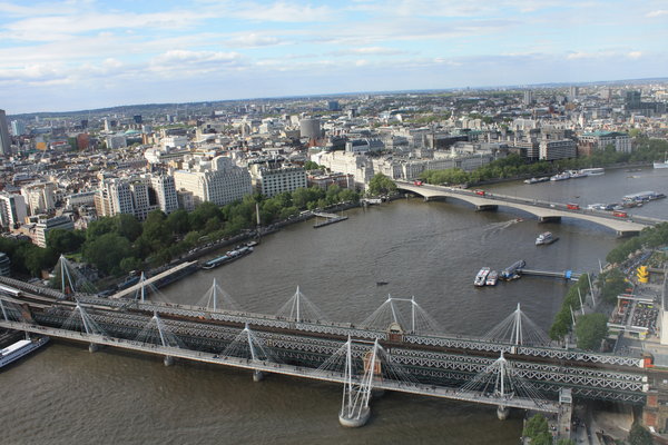 view from london eye