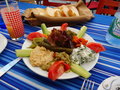 mixed meze plate