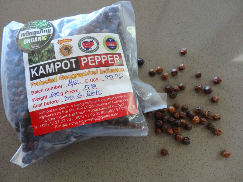 kampot - red pepper in our kitchen :)