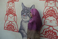 street art  - fortune cat