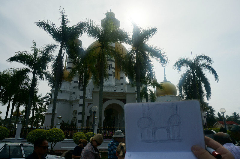 royal mosque - andrew's sketch