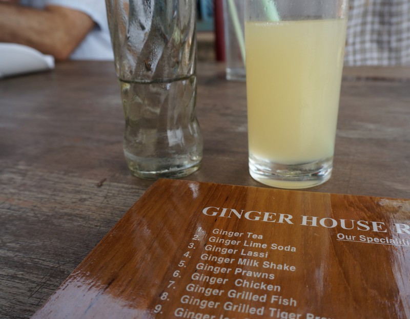 fresh ginger lime soda