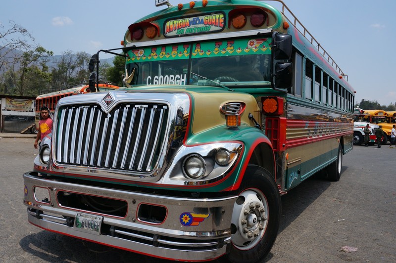 guatemalan chicken bus