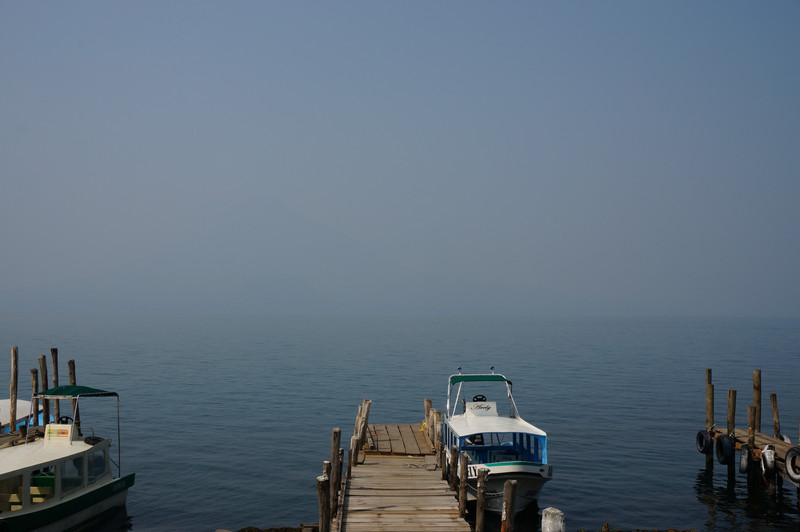 lake atitlan - smoggy one day