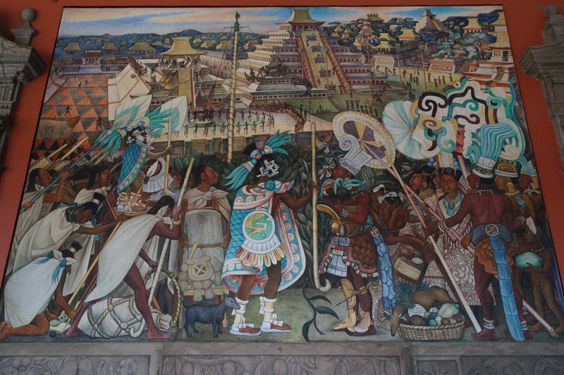 palacio nacional - diego rivera mural