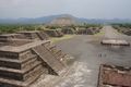 teotihuacan - sun pyramid and avenue of the dead