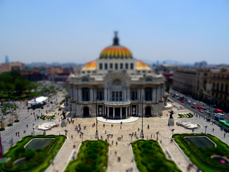 mexico city - palacio de belles artes