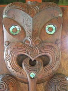 Maori wood carving