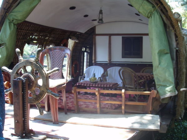 Inside the House Boat