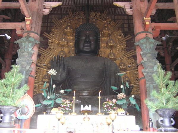 A woodern Buddha