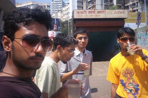 In the Mumbai sun..