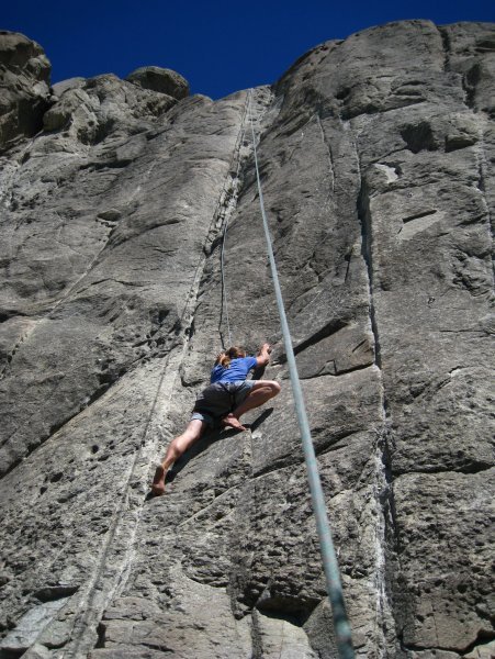 Climbing in Bariloch