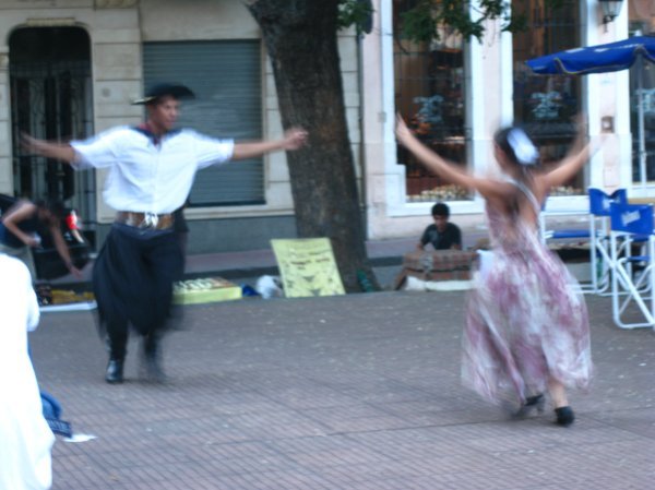 Gauch folk dance in San Telmo