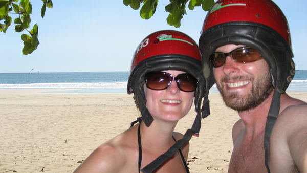 Beach helmets (protection from the tree crabs)